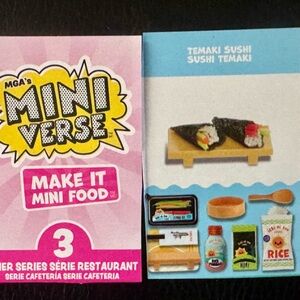 Tamaki sushi diner series 3
Miniverse make it mini food dinner